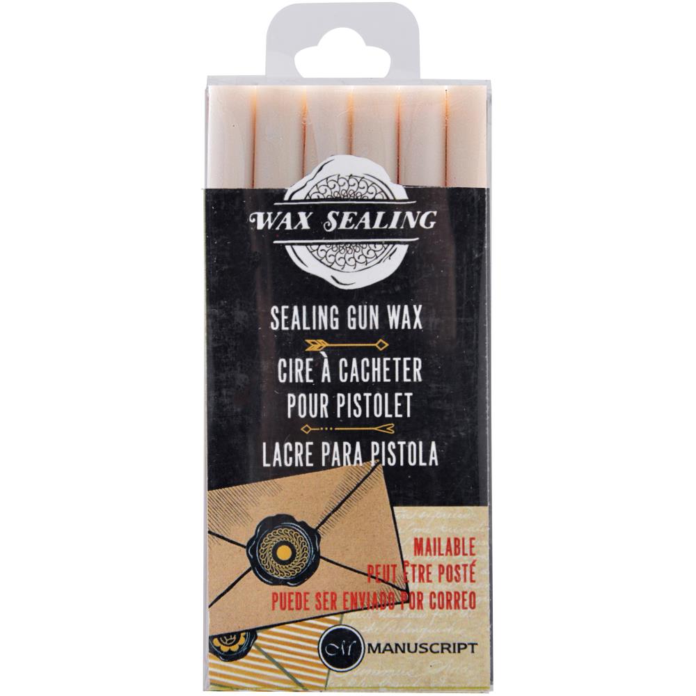 Sealing Wax Gun Sticks 6/Pkg - Pearl