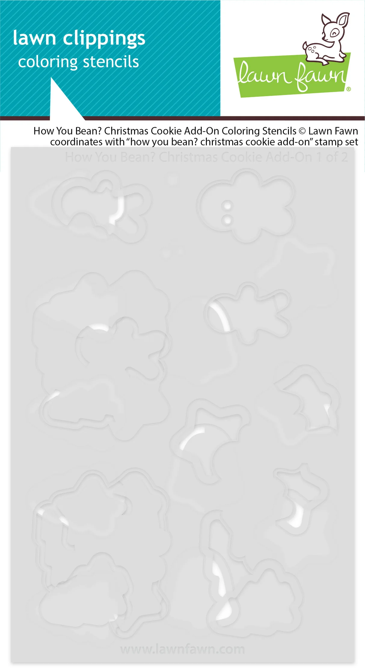 How You Bean? Christmas Cookie Add-On - Coloring Stencil How You Bean? Christmas Cookie Add-On - Coloring Stencil