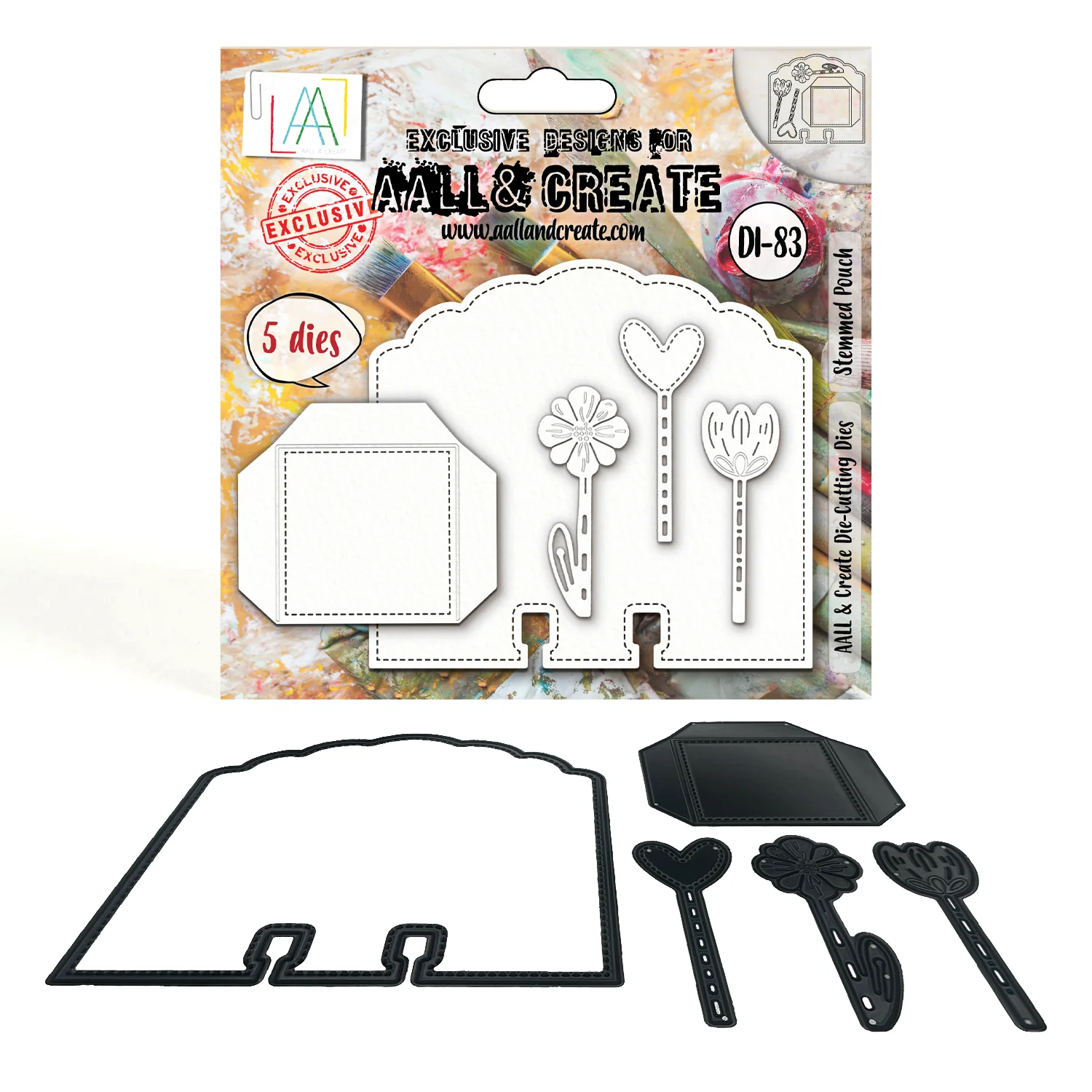 Stemmed Pouch - #83 - Die-Cutting Die Set  Stemmed Pouch - #83 - Die-Cutting Die Set
