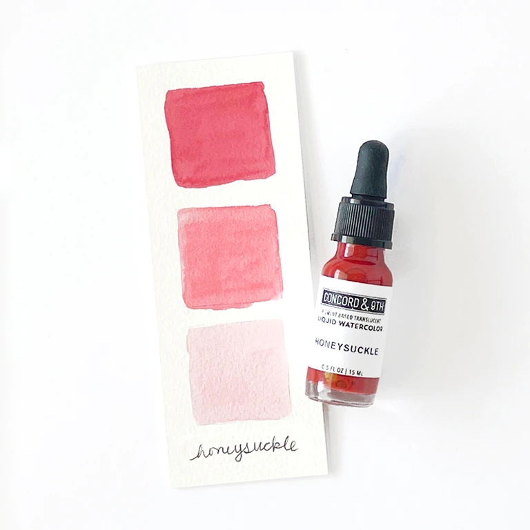 Honeysuckle - Liquid Watercolor