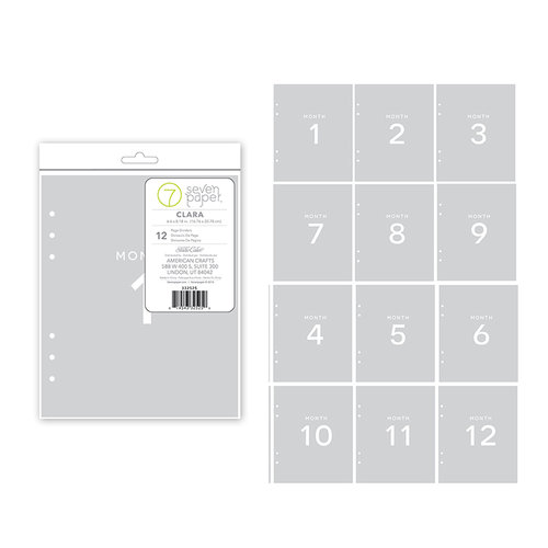 Clara Collection - Studio Calico - Seven Paper Handbook - 12 Months - 6x8"