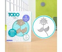 TODO Letterpress and Hot Foil Plate Henna Flower