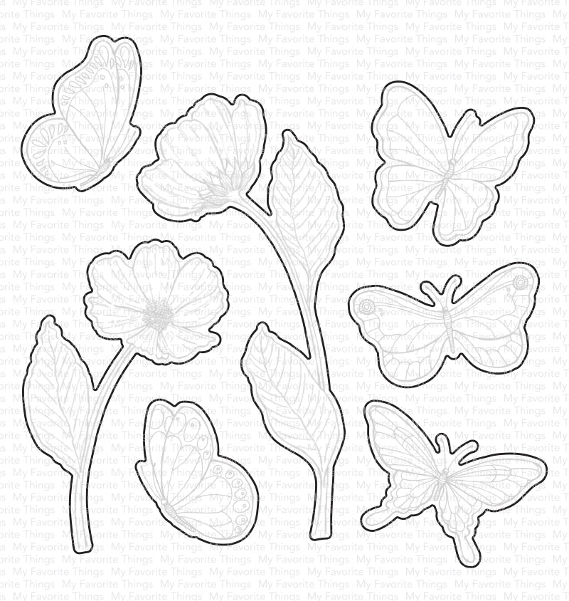 Butterflies and Blooms - Die-namics