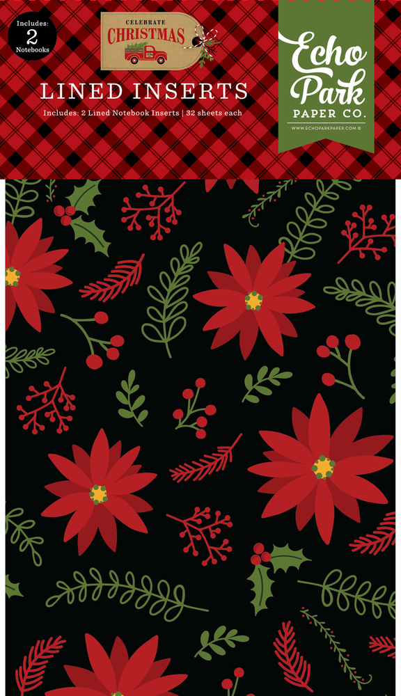 Celebrate Christmas Travelers Notebook Insert - Lined Celebrate Christmas Travelers Notebook Insert - Lined