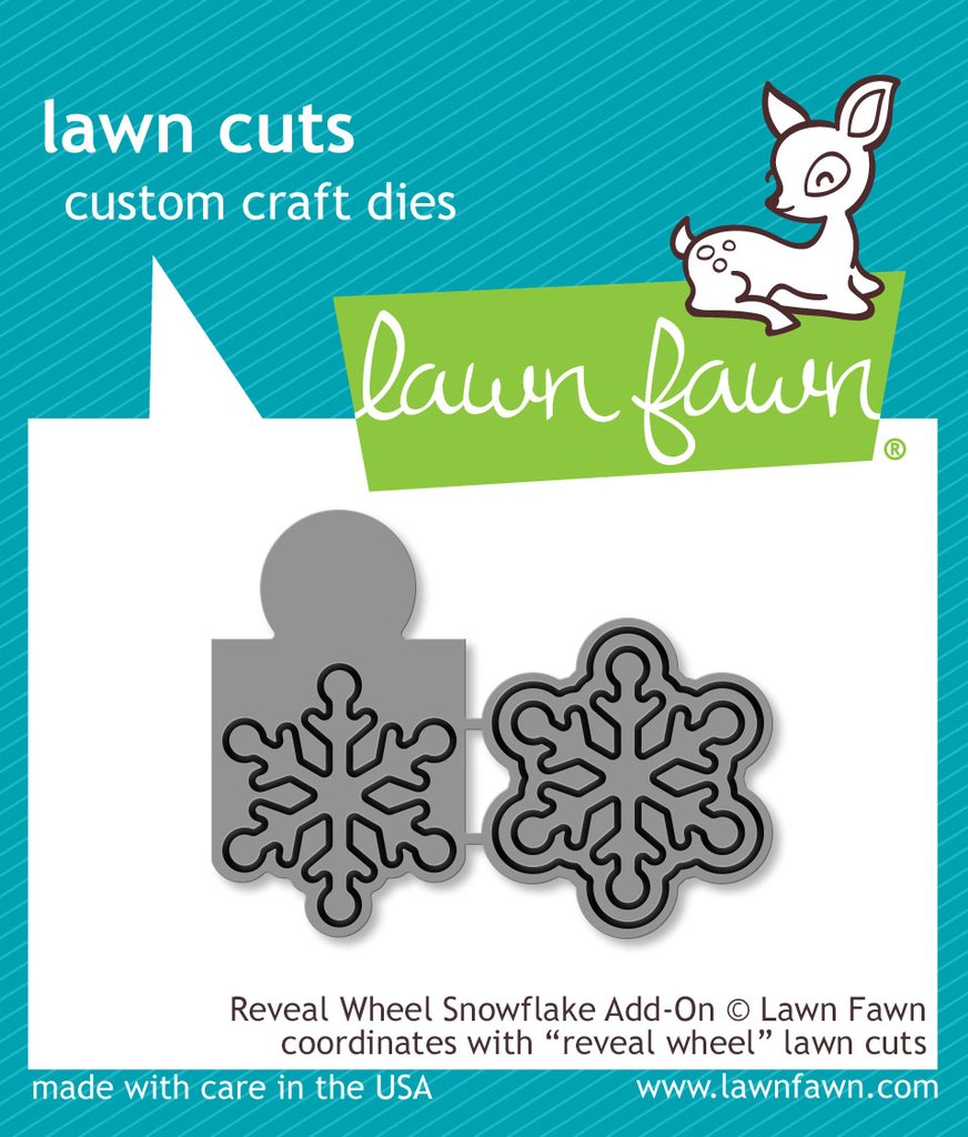 Reveal Wheel Snowflake Add-On- Lawn Cuts