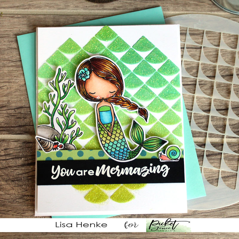 Fish Scales - Stencil Fish Scales - Stencil