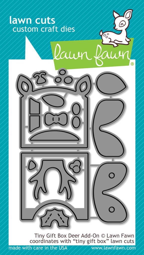 Tiny Gift Box Deer Add-On - Lawn Cuts Tiny Gift Box Deer Add-On - Lawn Cuts