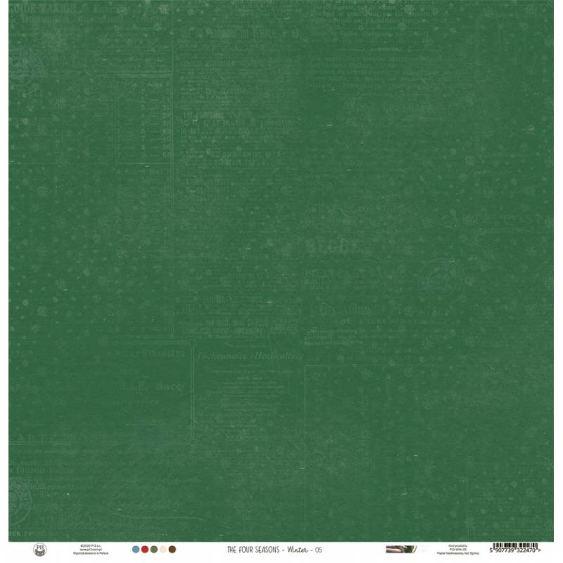 Paper 05 - The Four Seasons - Winter - 12â€œx12"