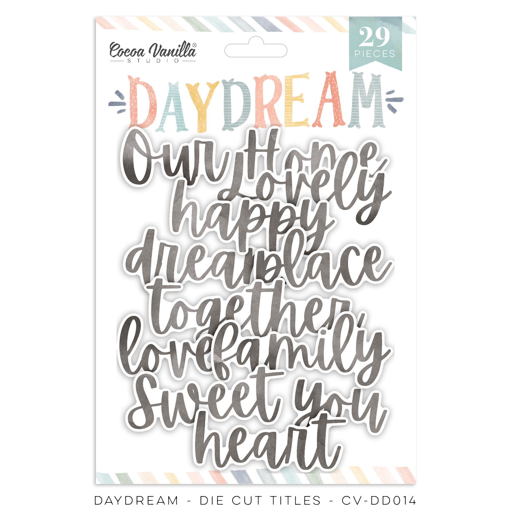 Die Cut Titles - Daydream Die Cut Titles - Daydream