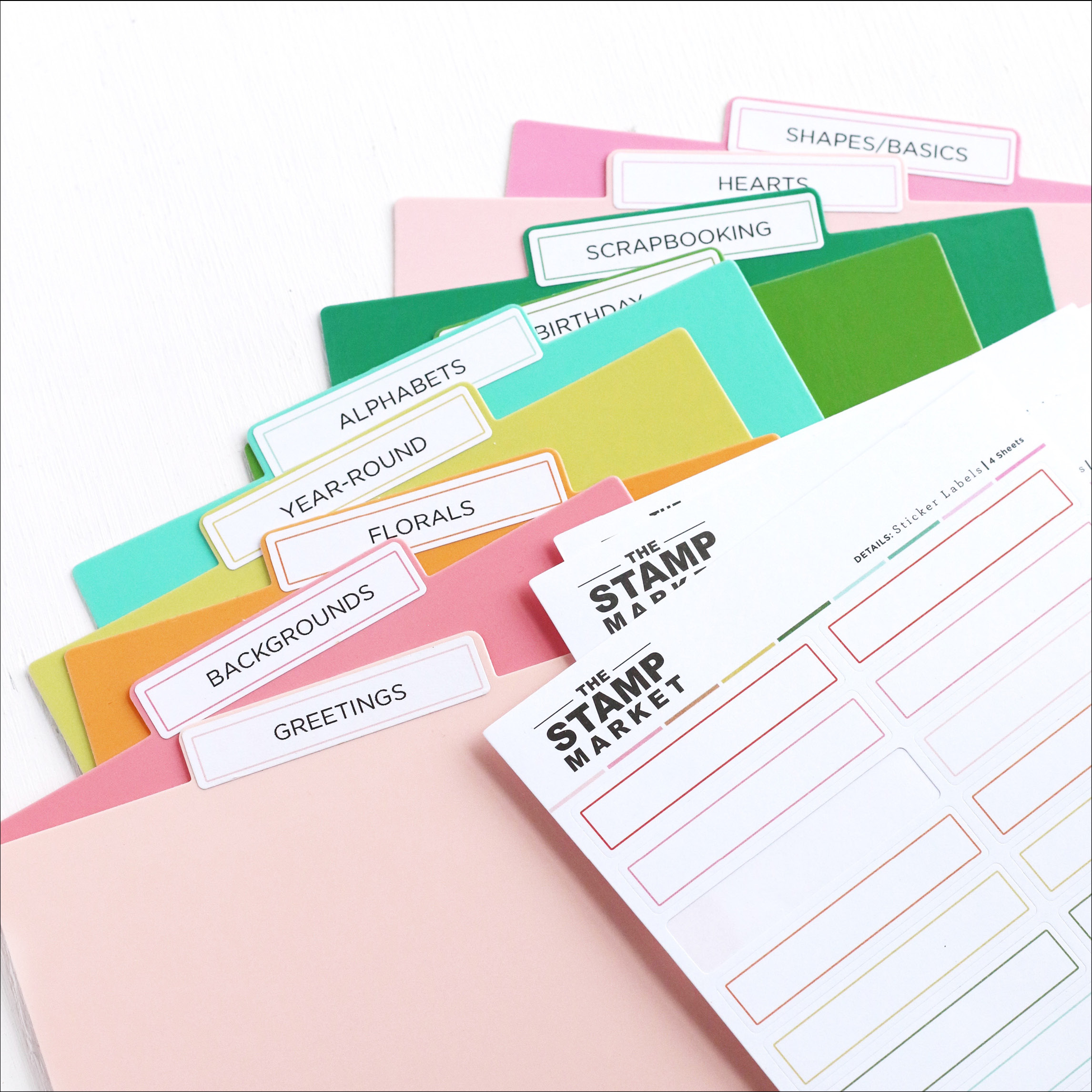 Label - Stick nâ€™ Store Stamp Storage