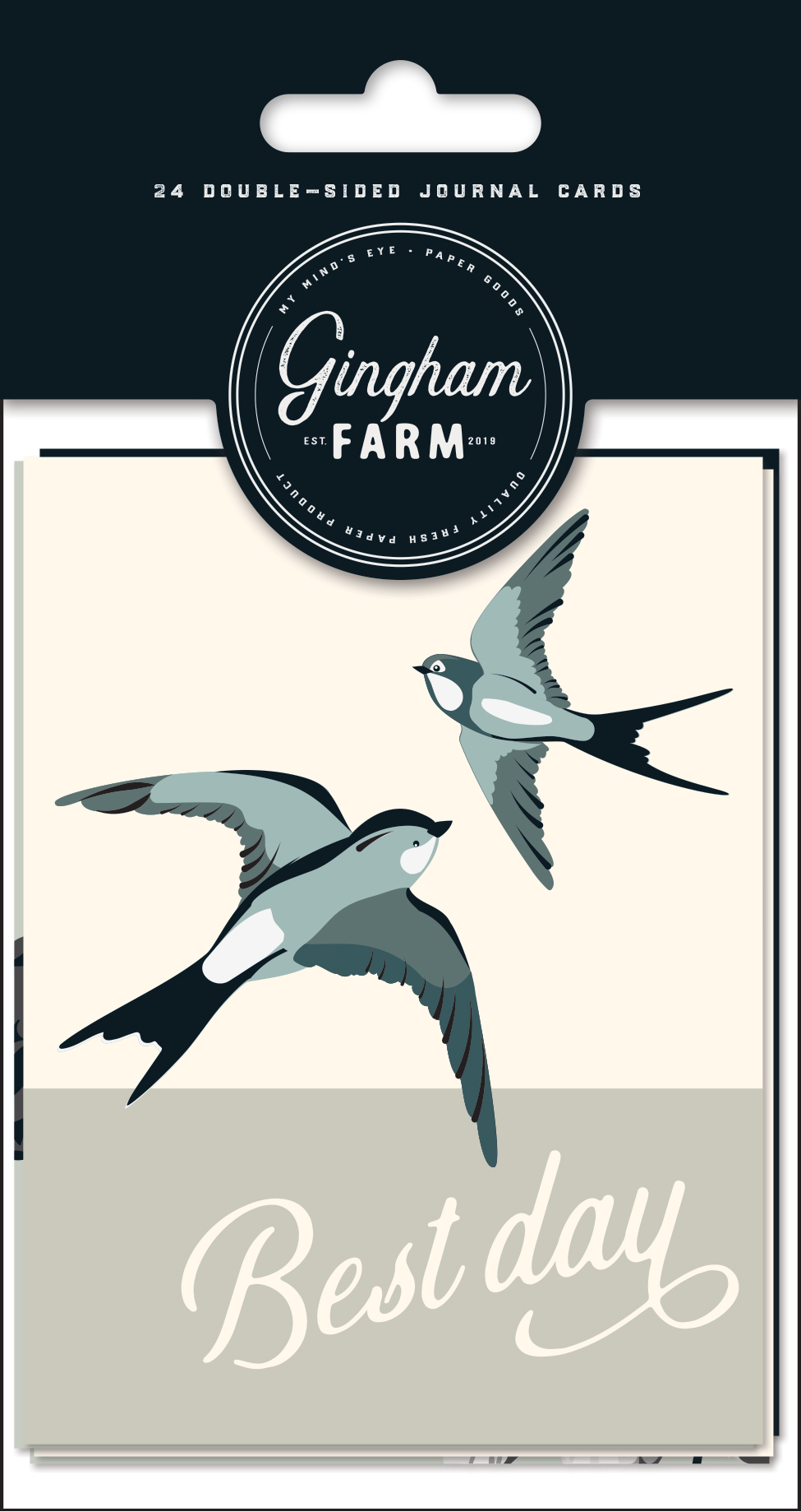 Journal Cards - Gingham Farms Collection - My MindÂ´s Eye