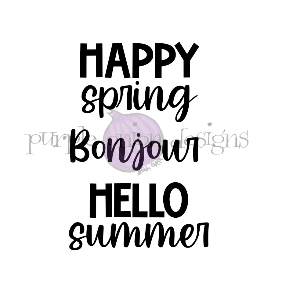 Hello Happy Sentiment Set (3 sentiments)