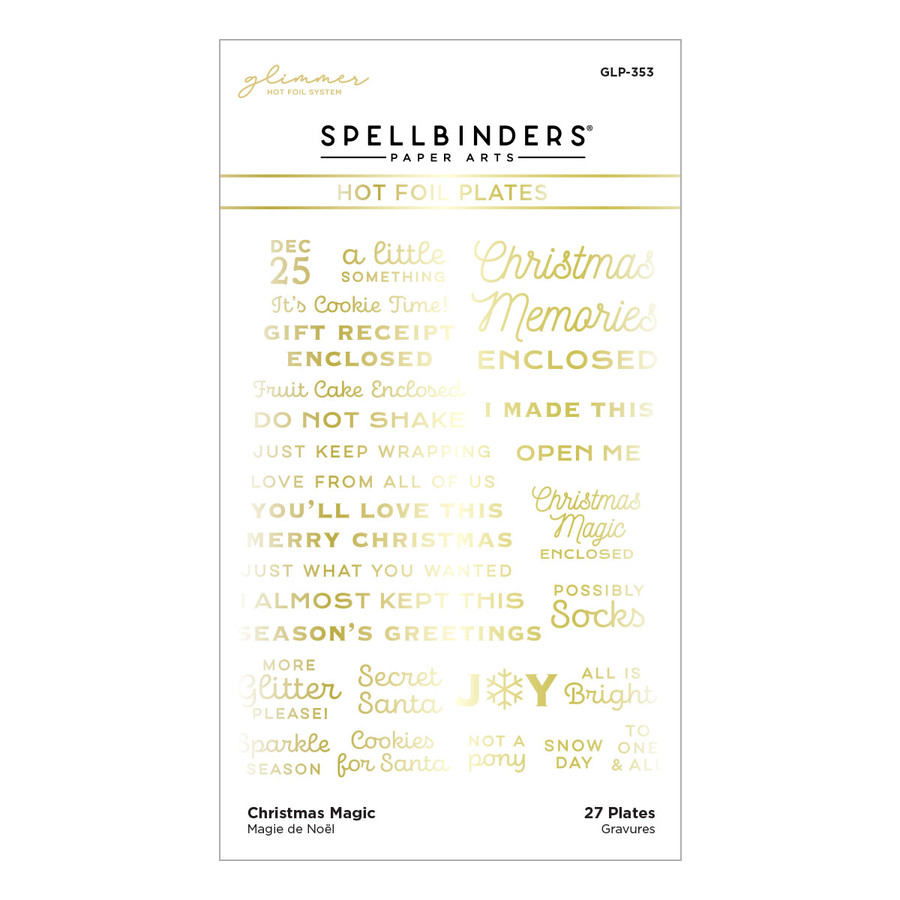 Christmas Magic Glimmer - Hot Foil Plate Christmas Magic Glimmer - Hot Foil Plate