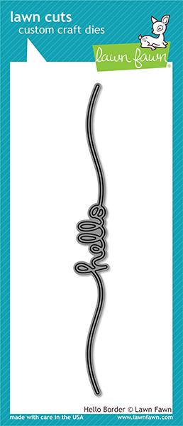 Hello Border - lawn cuts Hello Border - lawn cuts