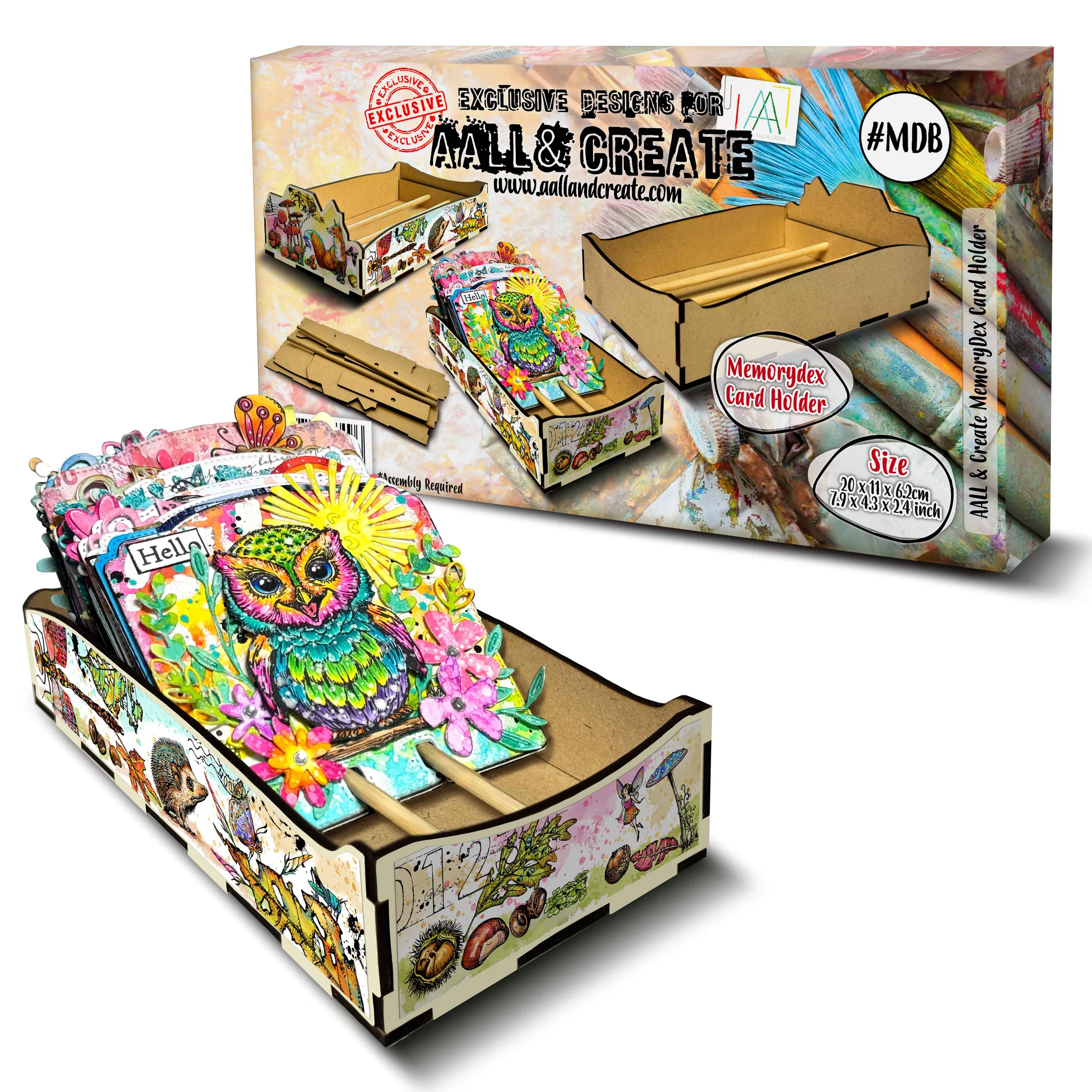 Memorydex Card Holder Box - #MDB - A5 Design Memorydex Card Holder Box - #MDB - A5 Design