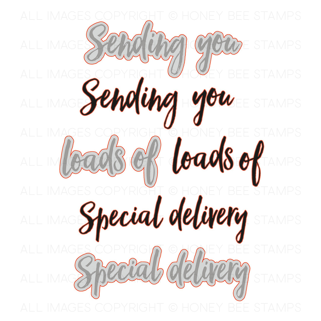 Sending You Sentiments - Honey Cuts