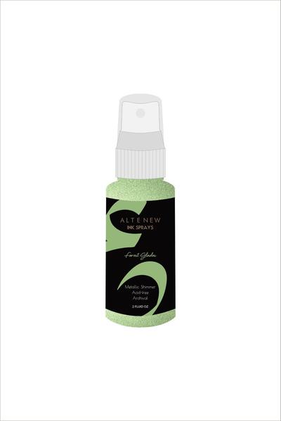 Forest Glades Metallic Shimmer - Ink Spray