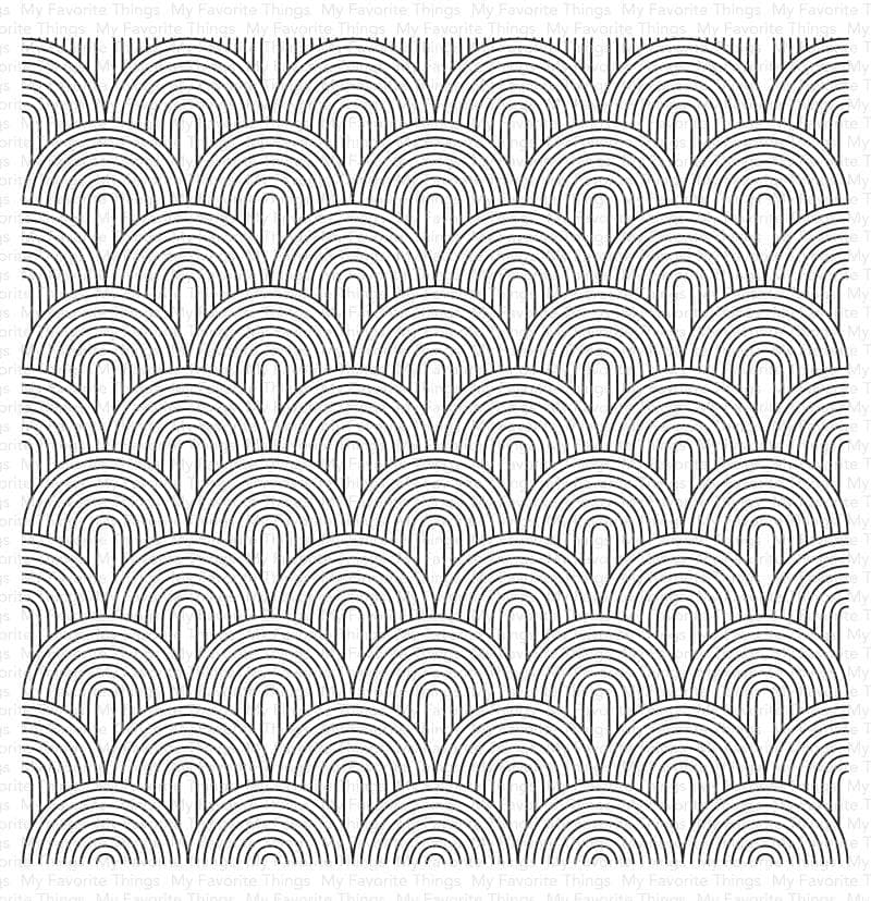 Repeating Rainbows Background