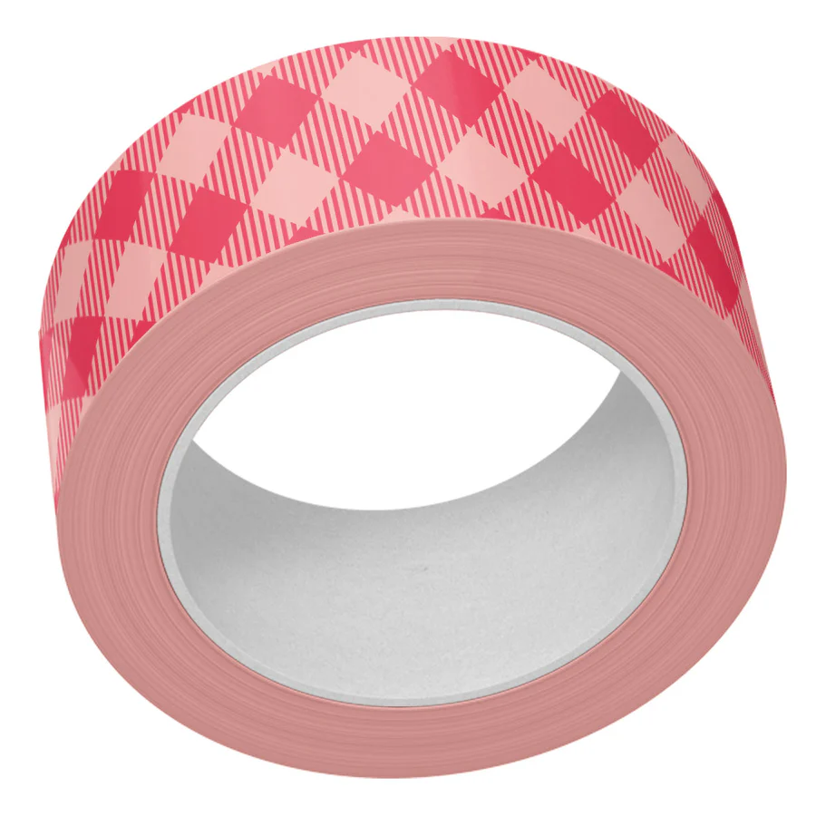 Pink Gingham - Washi Tape Pink Gingham - Washi Tape