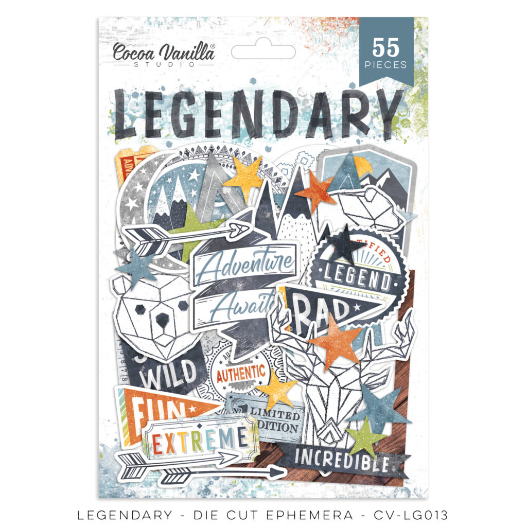 Die Cut Ephemera - LEGENDARY