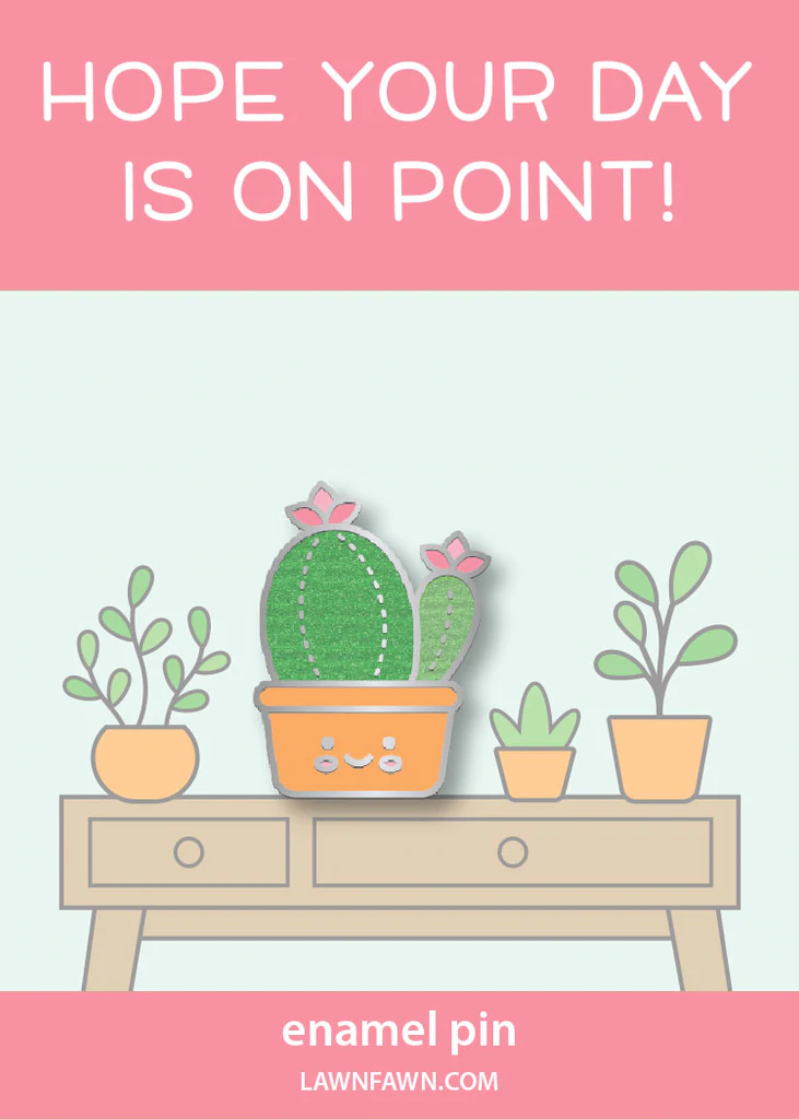 On Point - Enamel Pin - Lawn Fawn