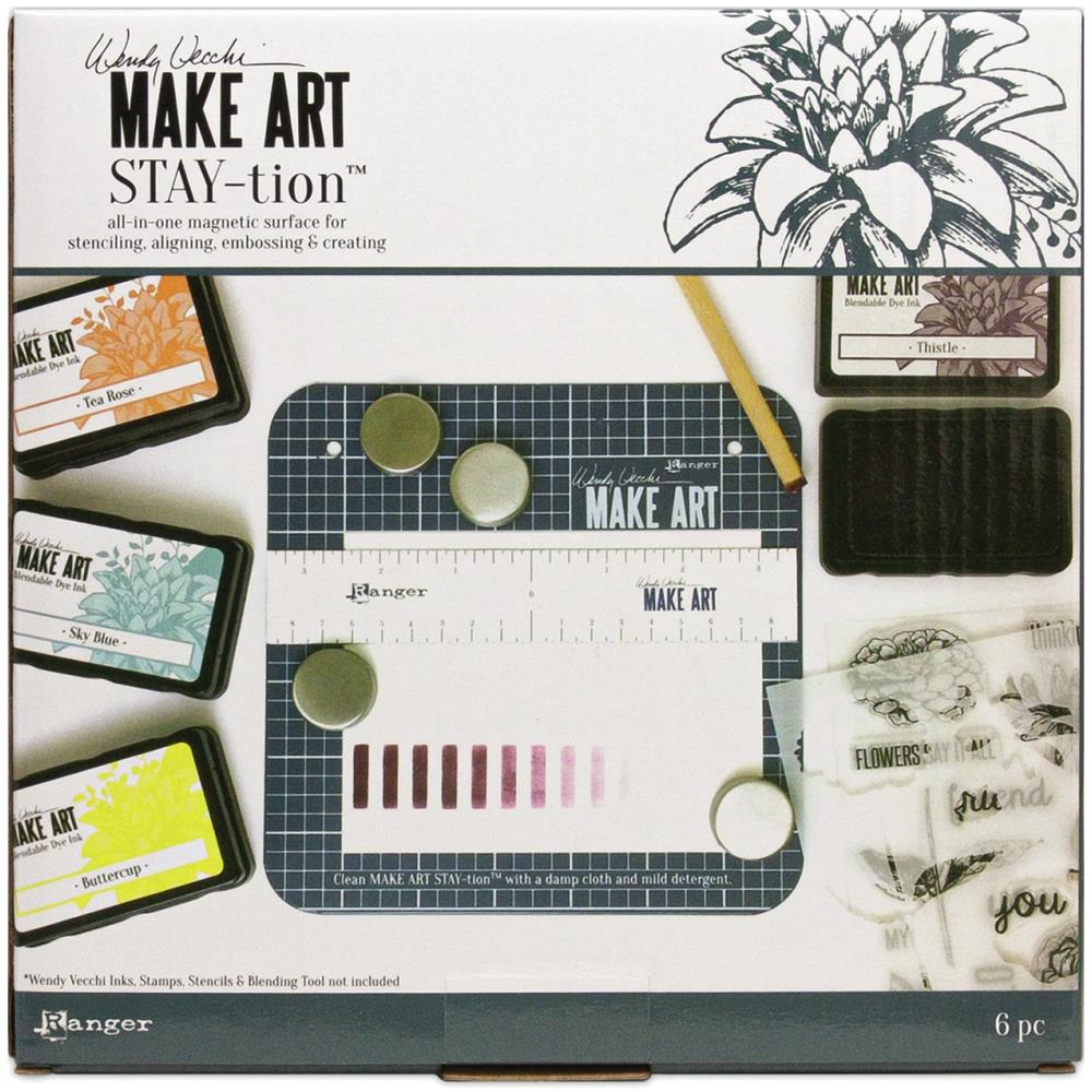 7" - Stay-tion - All-In-One Magnetic Surface - Wendy Vecchi