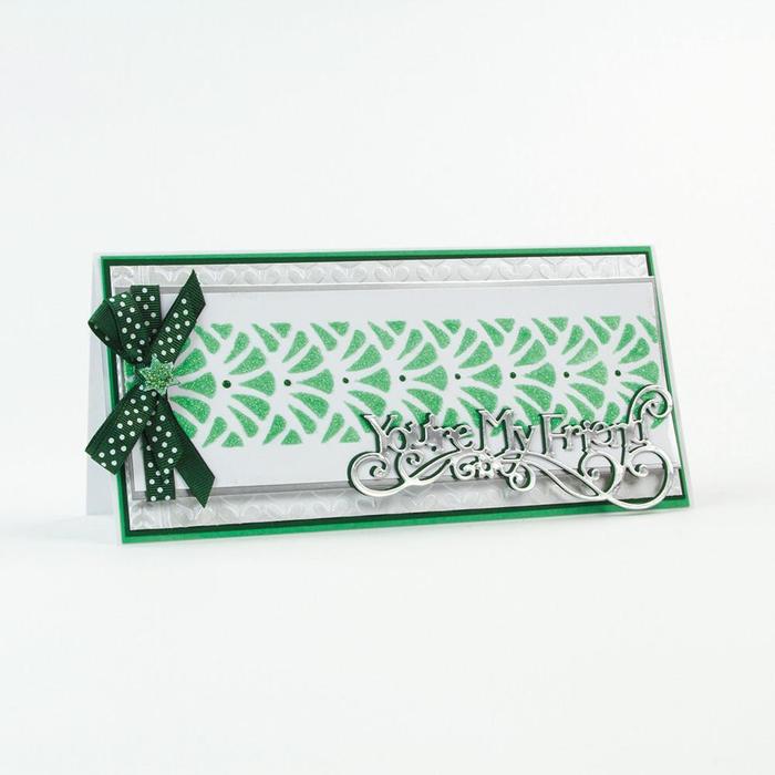 Sun-ray Scallop - Tonic Studios Stencil Sun-ray Scallop - Tonic Studios Stencil