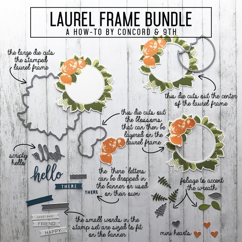 Laurel Frame - Dies Laurel Frame - Dies