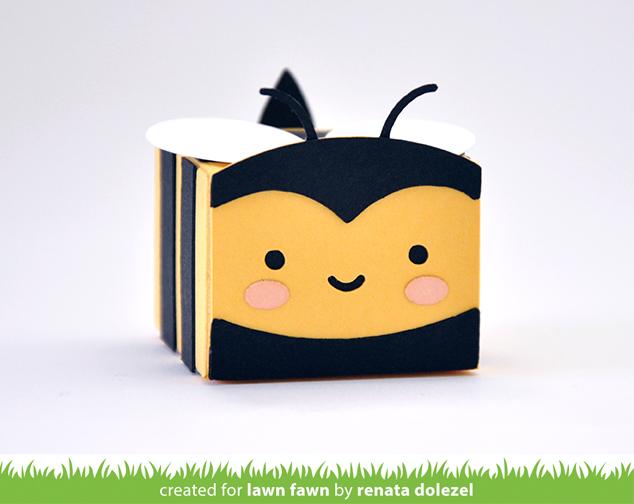 Tiny Gift Box Bee Add-on - lawn cuts Tiny Gift Box Bee Add-on - lawn cuts