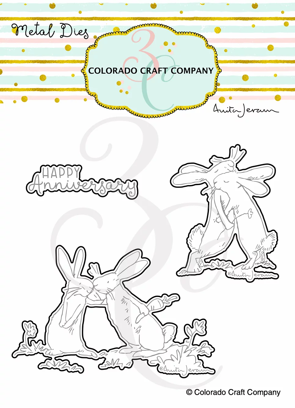 Lots Of Love - Anita Jeram - Die Set