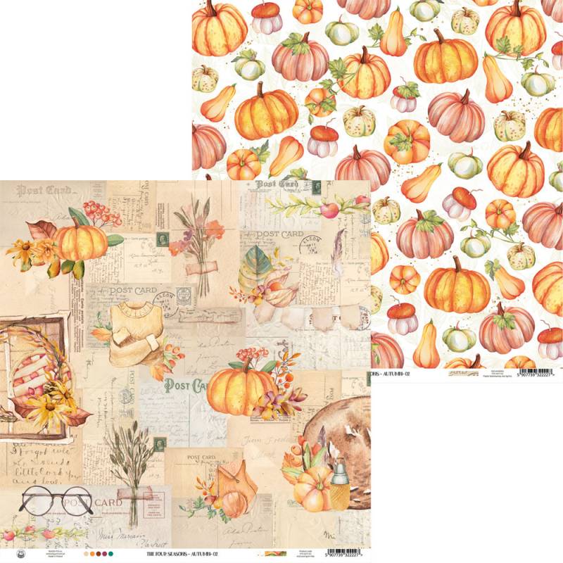 Paper 02 - 12"x12" - The Four Seasons - Autumn Paper 02 - 12"x12" - The Four Seasons - Autumn