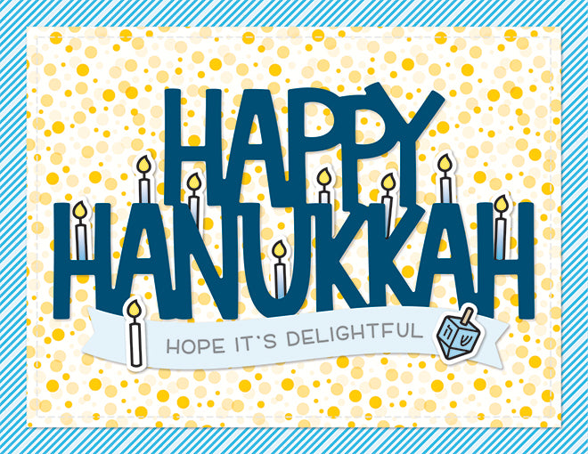 Giant Happy Hanukkah - Lawn Cuts Giant Happy Hanukkah - Lawn Cuts