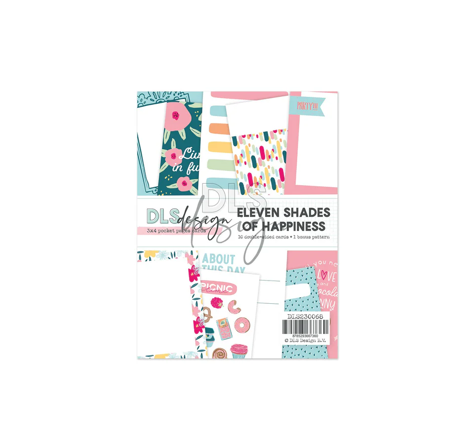 Pocket Pages Cards 3X4 - Eleven Shades Of Happiness Pocket Pages Cards 3X4 - Eleven Shades Of Happiness