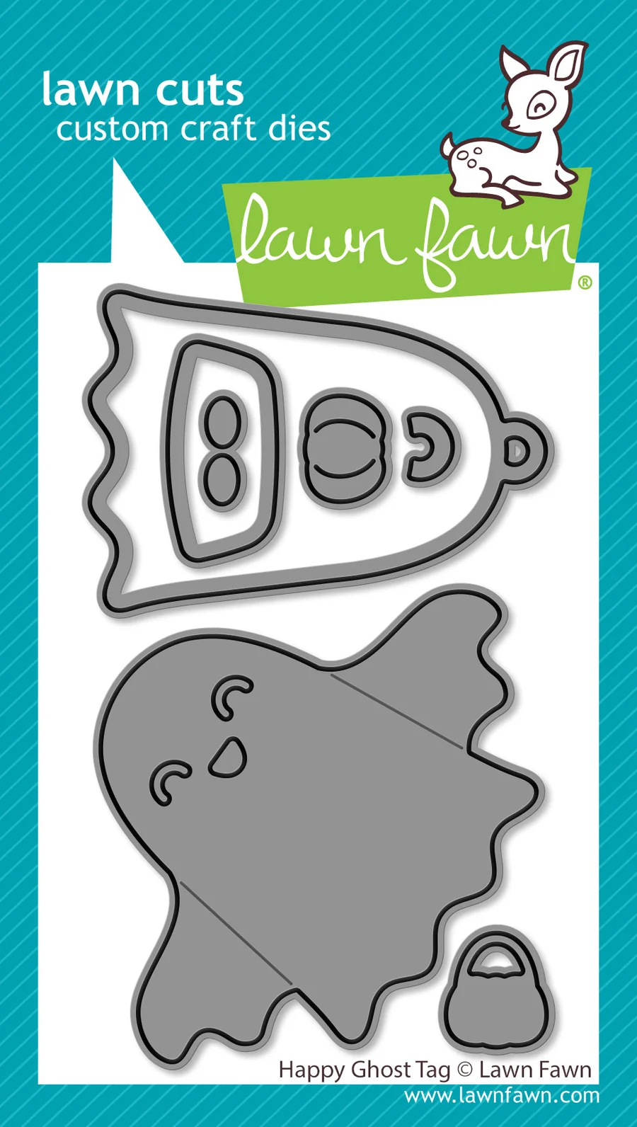 Happy Ghost Tag - Lawn Cuts Happy Ghost Tag - Lawn Cuts