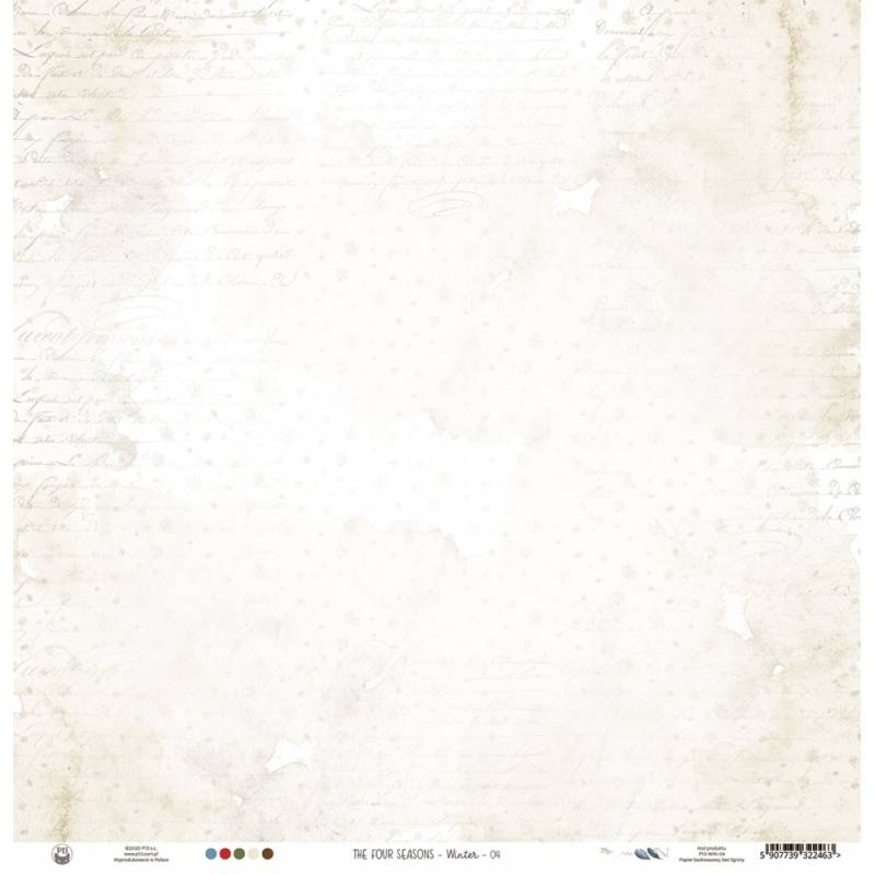 Paper 04 - The Four Seasons - Winter - 12â€œx12"