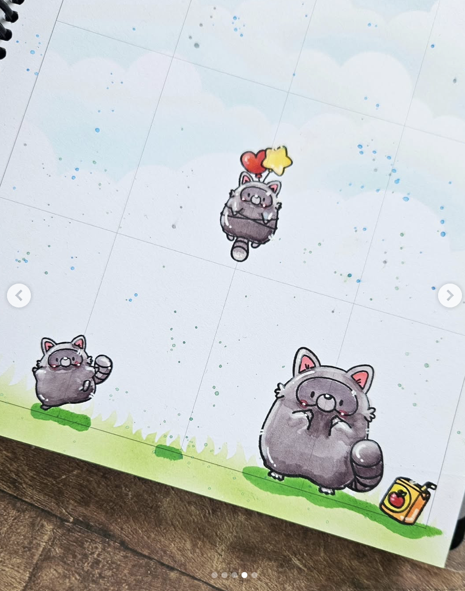 Playful Raccoons Playful Raccoons