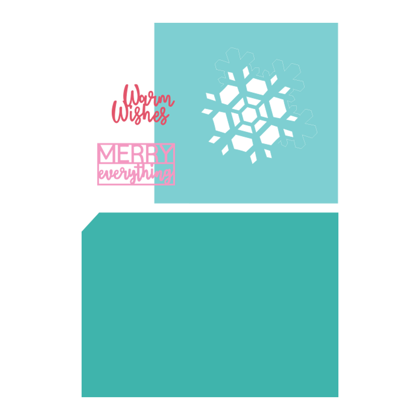 Flip Card, Snowflake - Die Set Flip Card, Snowflake - Die Set