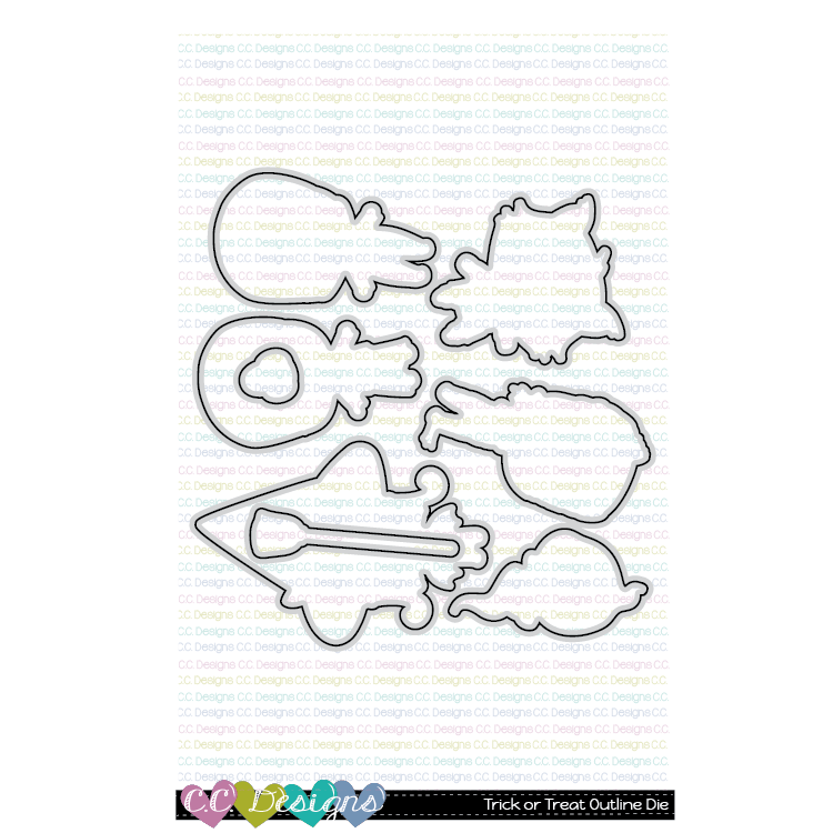 Trick or Treat - Outline Metal Die