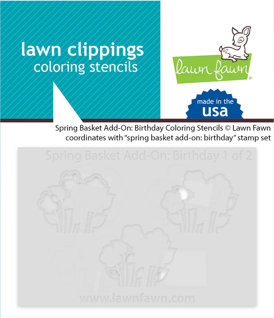Spring Basket Add-On - Coloring Stencils Spring Basket Add-On - Coloring Stencils