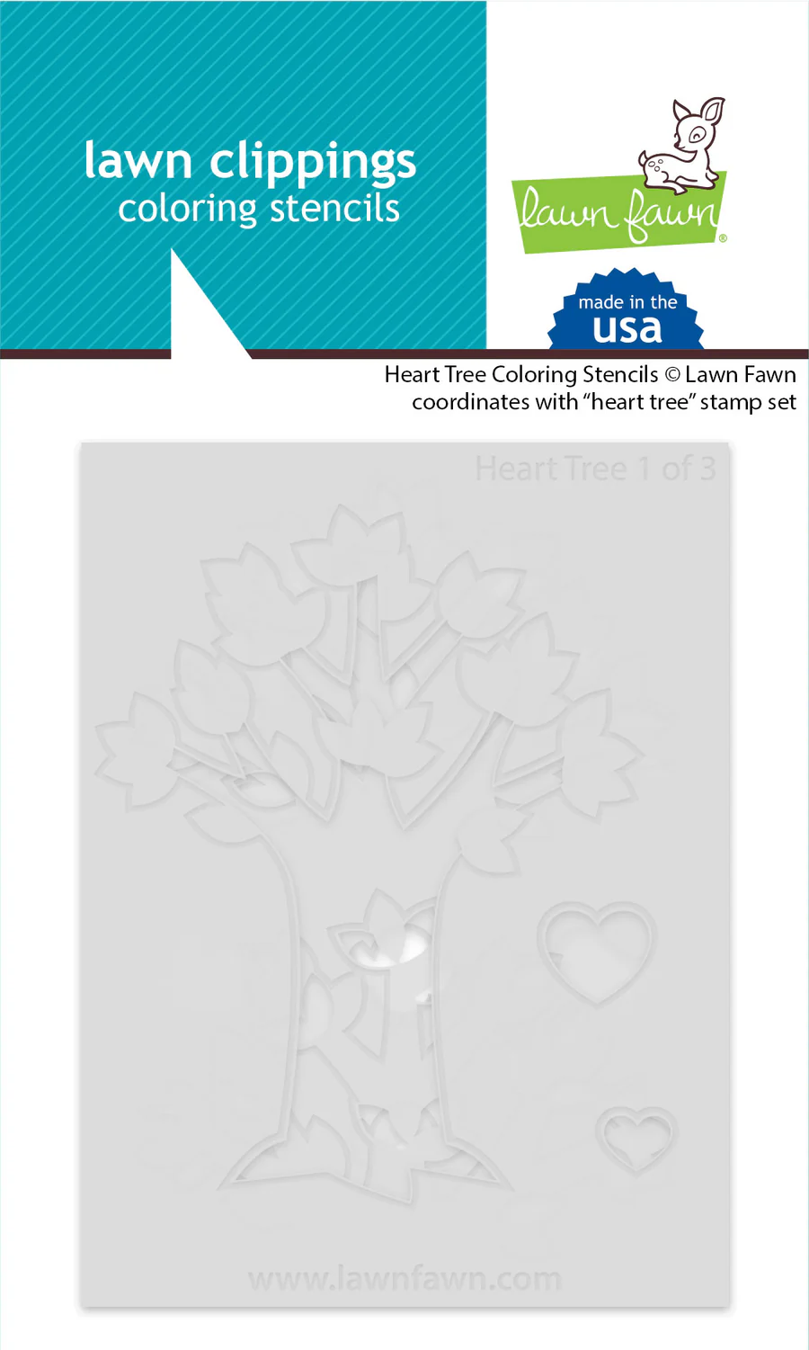 Heart Tree - Coloring Stencils Heart Tree - Coloring Stencils