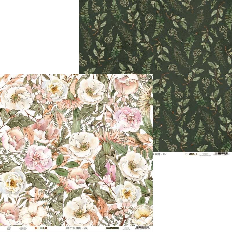 Paper 03 - 12"x12" - Forest Tea Party