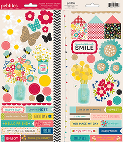 Stickers - Accents & Phrases - Pebbles Walnut Grove Stickers - Accents & Phrases - Pebbles Walnut Grove