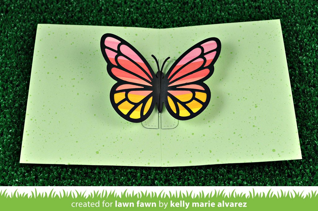 Pop-up Butterfly - lawn cuts