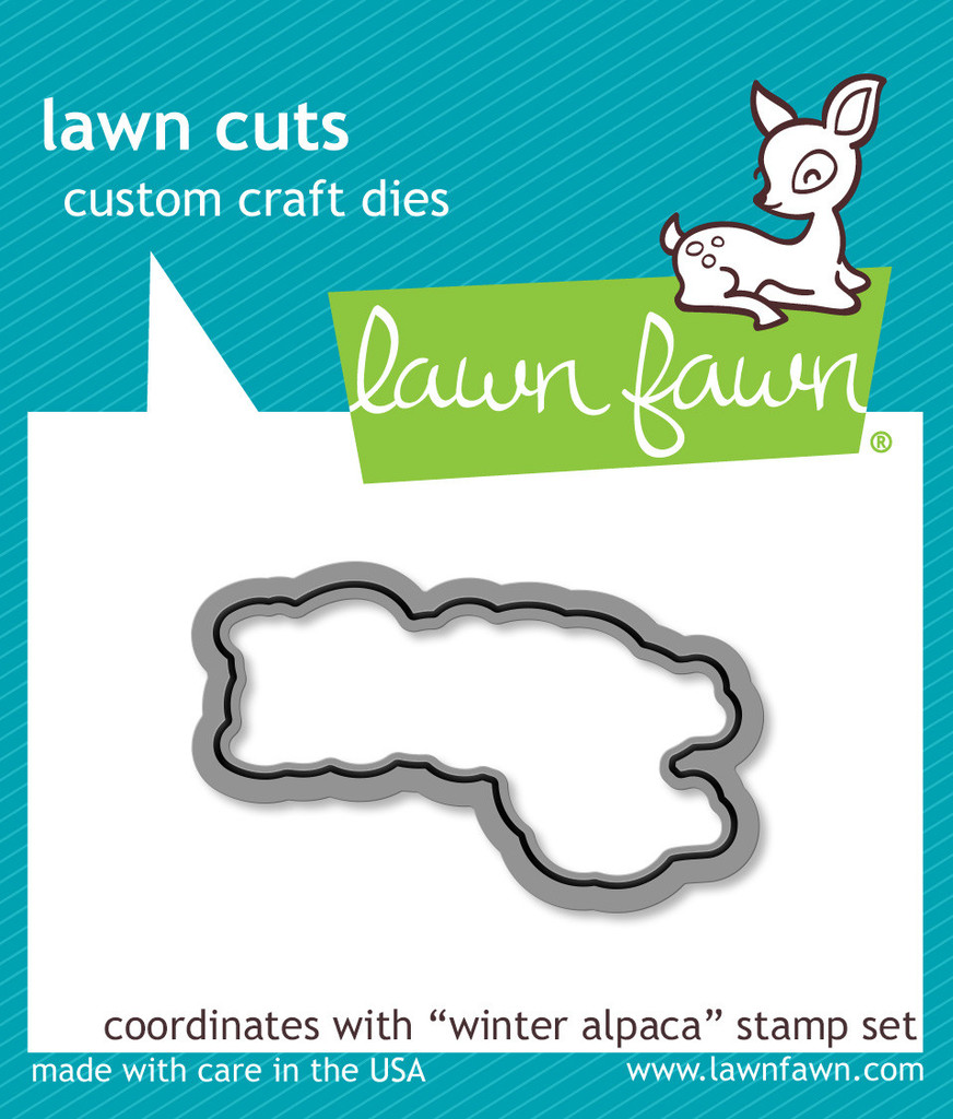 Winter Alpaca- lawn cuts