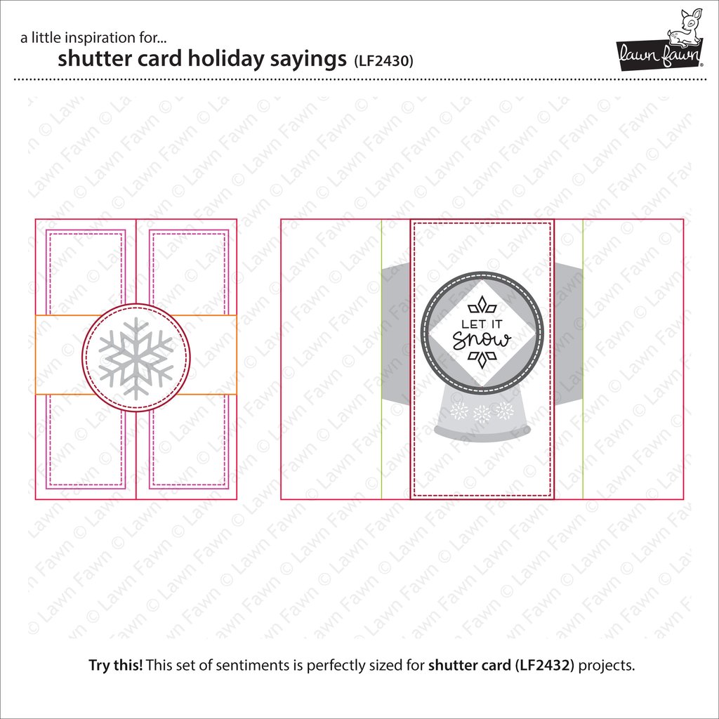 Shutter Card Holiday Sayings Shutter Card Holiday Sayings