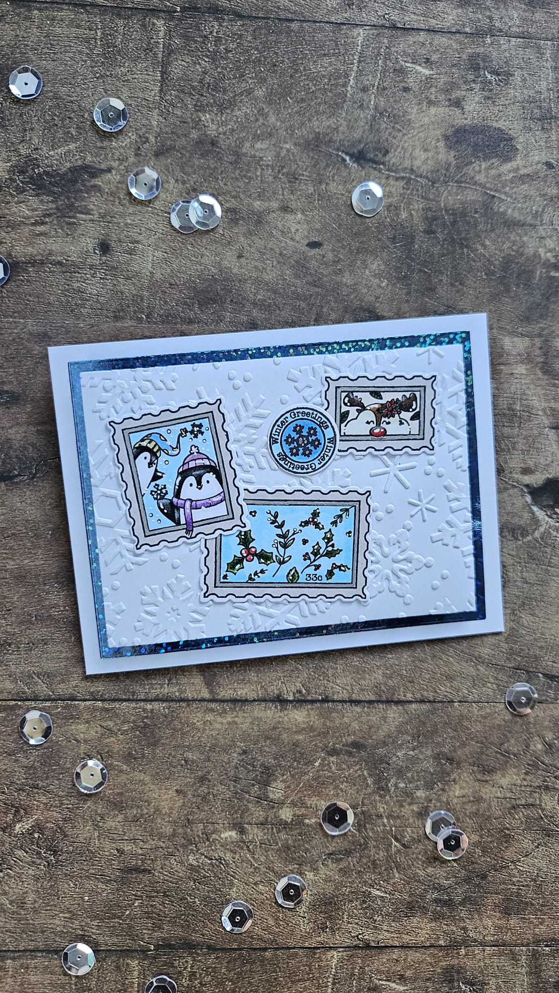 Winter Postage Stamps Winter Postage Stamps