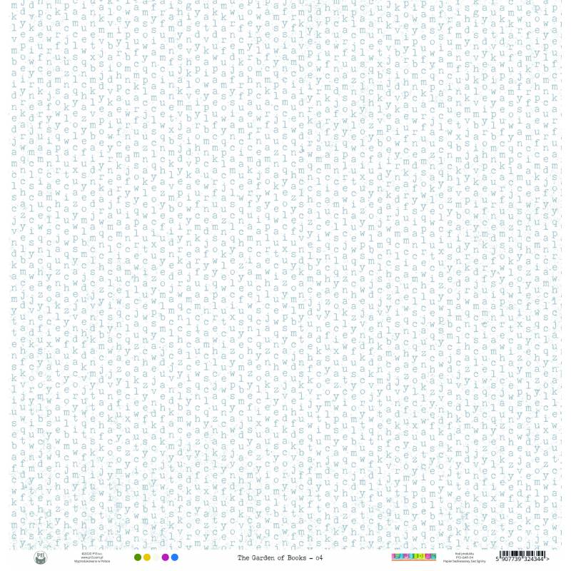 Paper 04 - 12"x12" - The Garden of Books