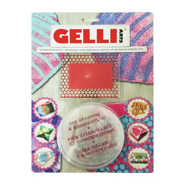 Hexagon Plate Mini Kit 3 inch - Gel Printing Plate - Gelli Arts