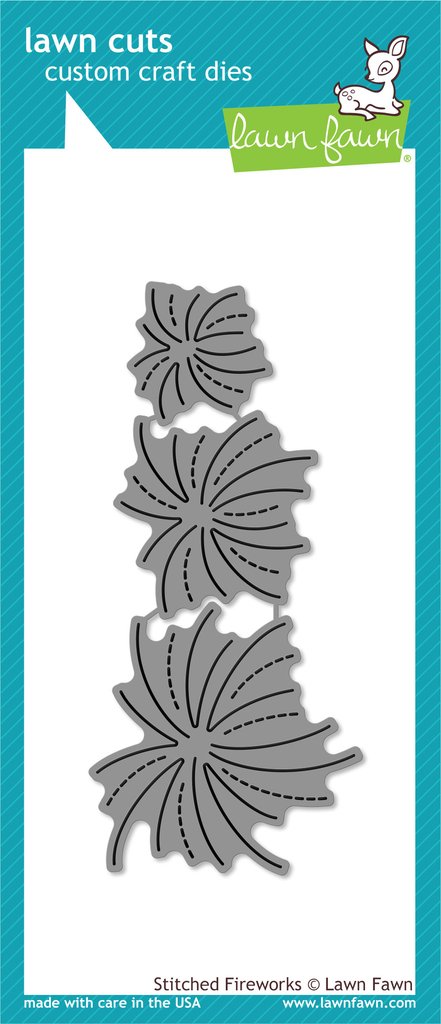 Stitched Fireworks- lawn cuts Stitched Fireworks- lawn cuts