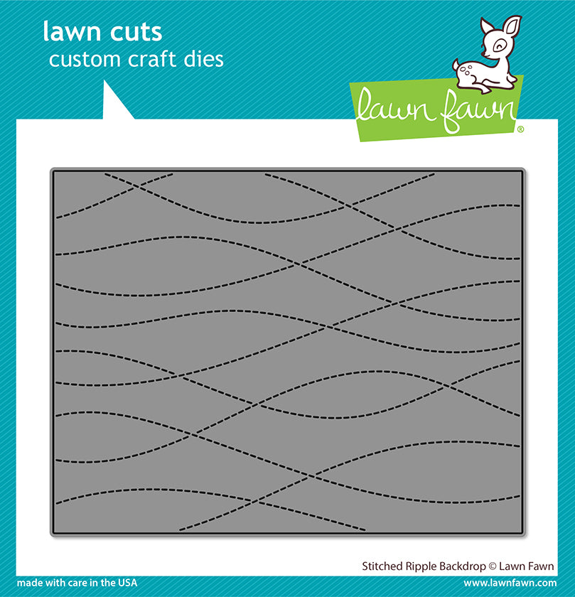 Stitched Ripple Backdrop - Lawn Cuts